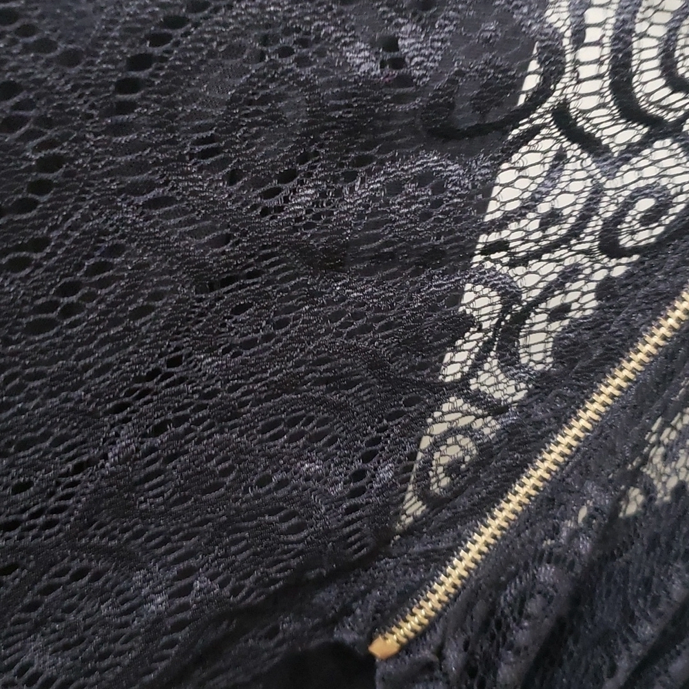 Windsor dress women’s size medium black lace sexy open back Witchy Fairy - Picture 5 of 15